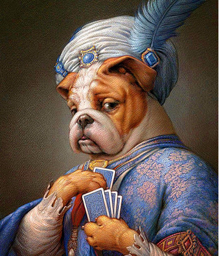 Poker dog