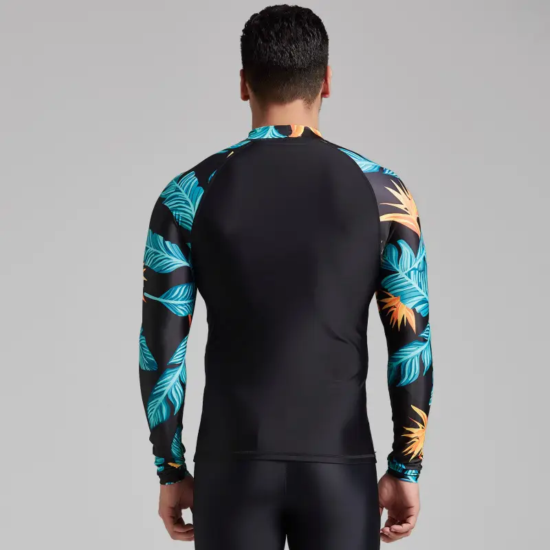 Men's Shirt Split One-piece Snorkeling Suit