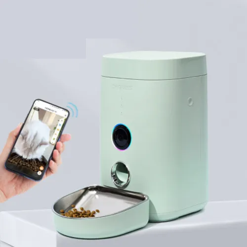 Intelligent Pet Automatic Plastics Feeder Green - Shop at LoveMi