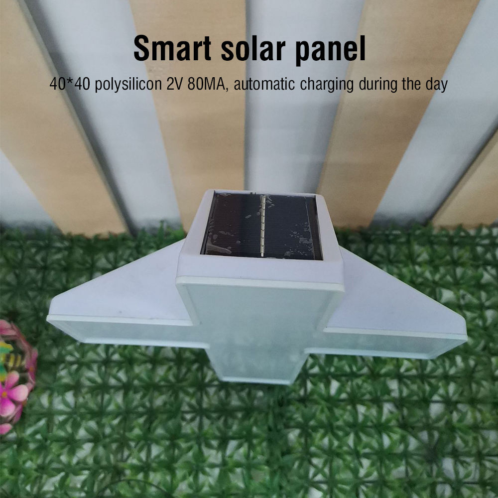 Solar Powered Big Cross Landscape Garden Stake LED Light White Outdoor Lawn Lamp — image 5