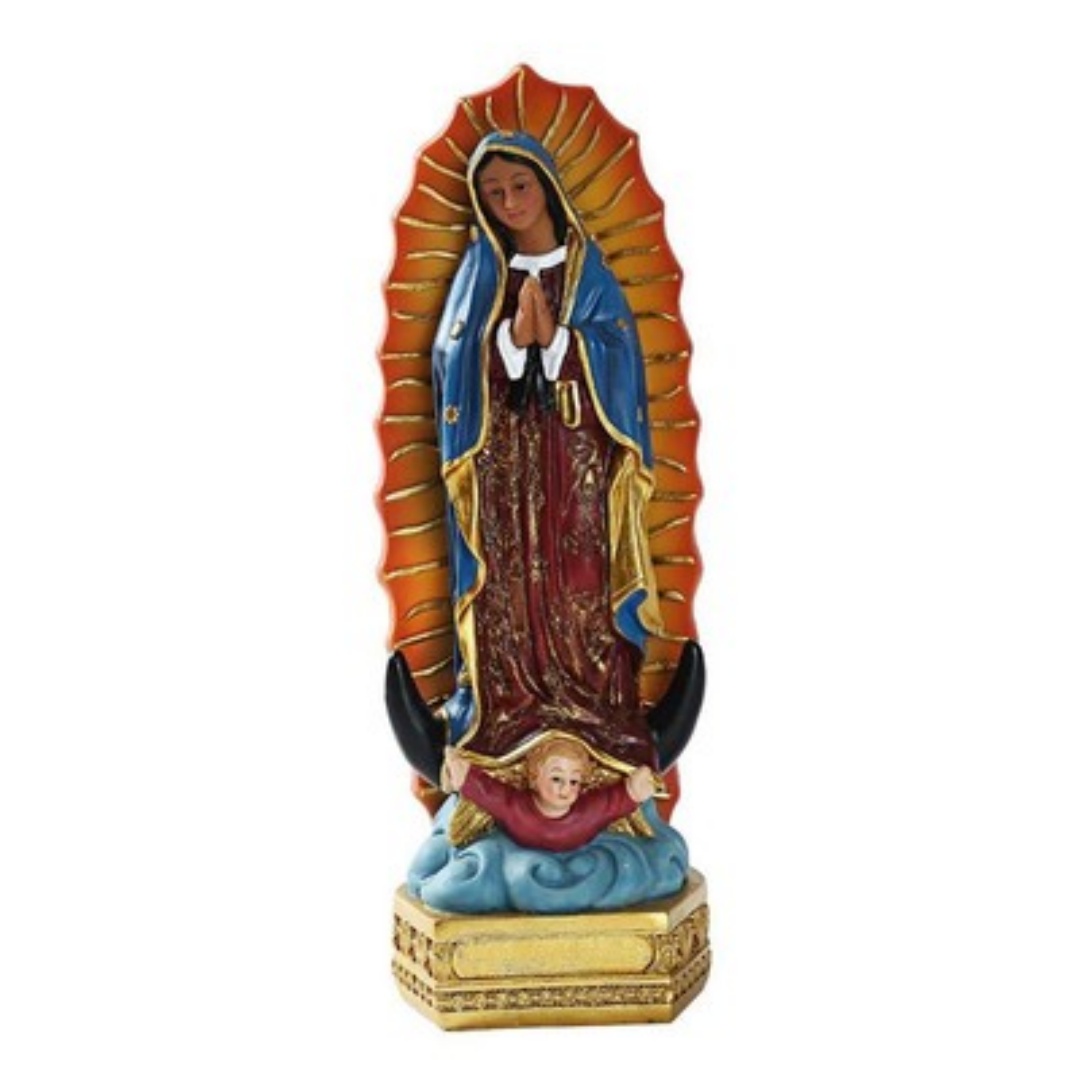 Beautiful Guadalupe Mary Statue Religious Gift Xmas Home Decor — image 7