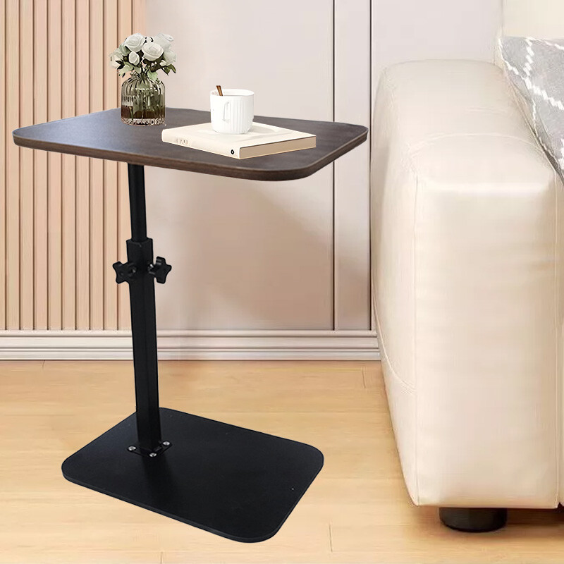 Adjustable C-Shaped Sofa Side End Table Coffee Laptop Bedroom Living Room — image 4