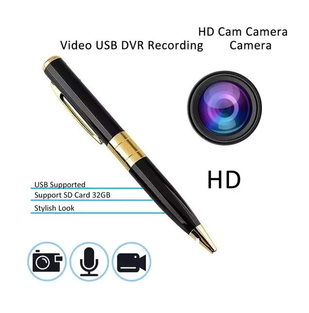 Pen Camera Cam Mini Hidden Pocket Audio