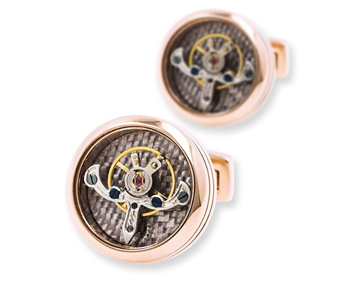 Stainless Steel Mechanical Cufflinks, picture 3 of 5