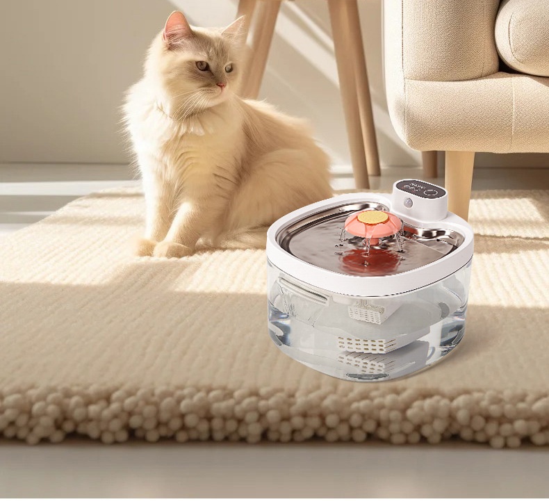 Smart Circulating Filtered Pet Water Fountain