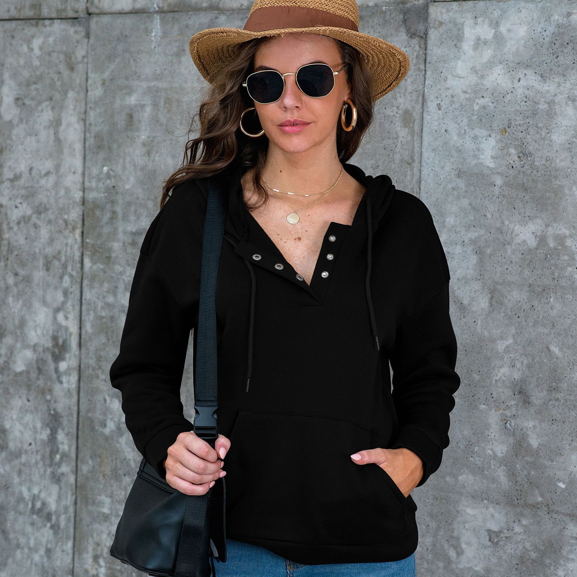 European And American Women's Fashion In The Fall Of Black - Shop at LoveMi