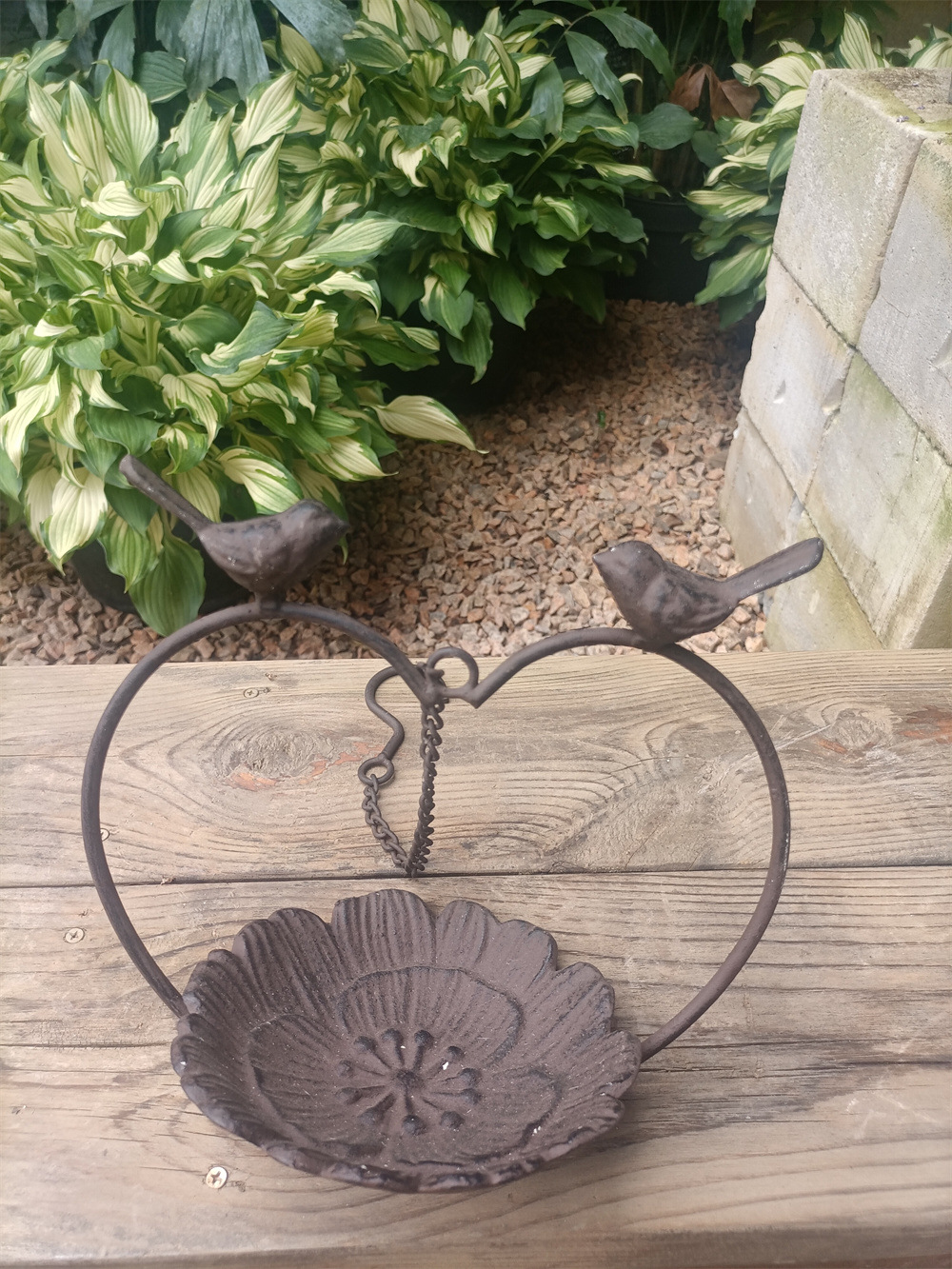 Title 1, Cast Iron Flowers Feeder Garden Decoration Orna...