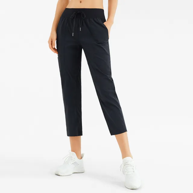 New Women's Yoga Casual Quick drying Breathable Trousers Black - Shop at LoveMi