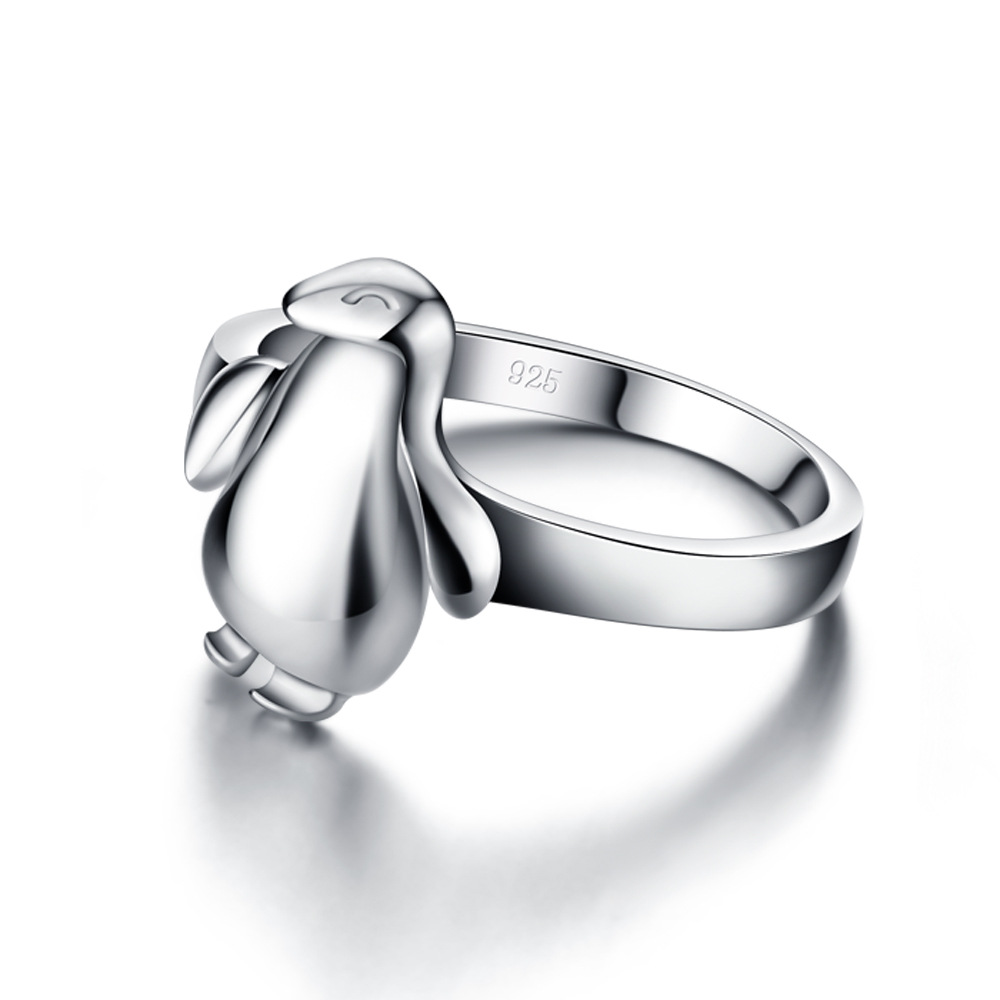 Title 2, Bague de charme en argent S925 pour femme, un a...