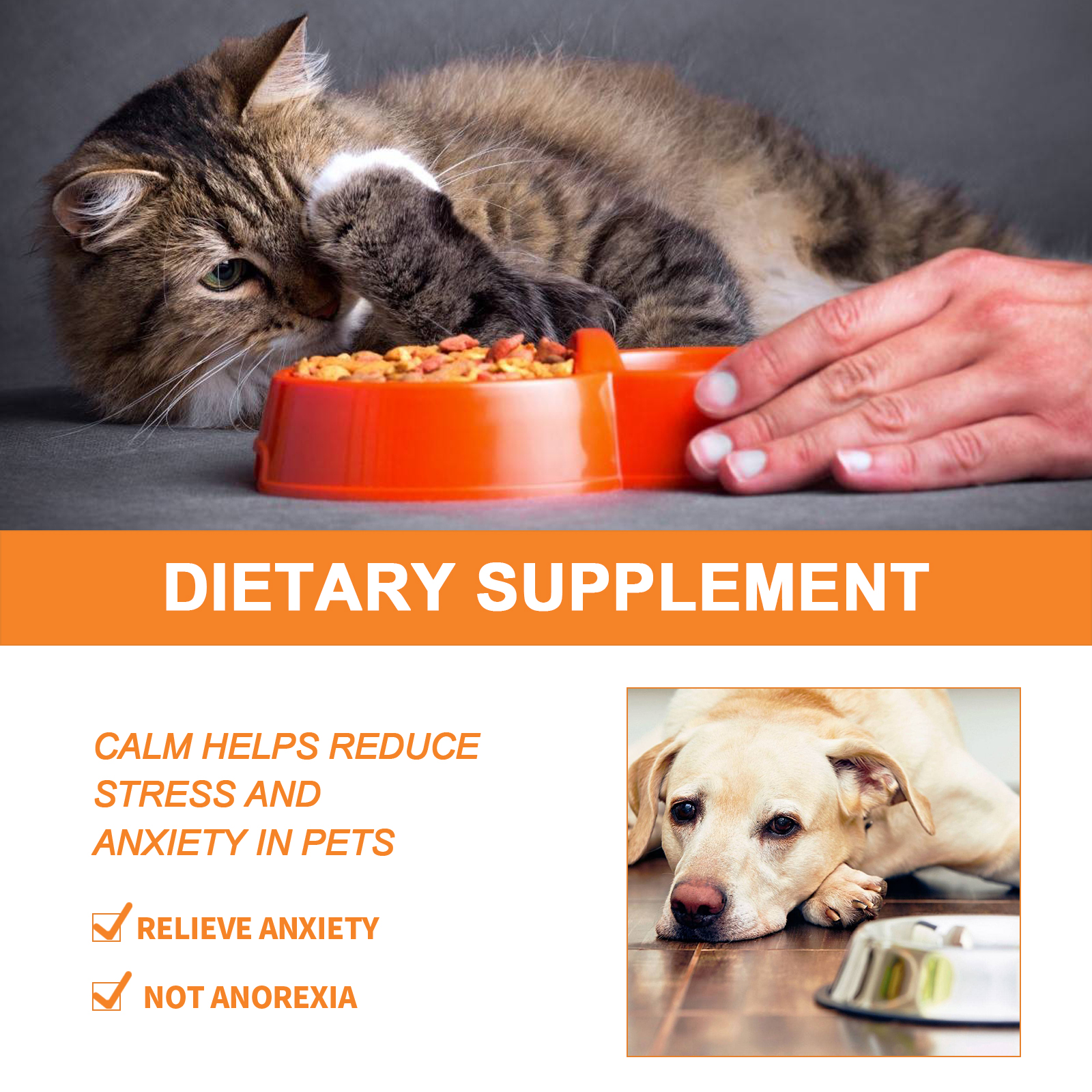 Pet Calming Hemp Oil For Dogs & Cats, Natural Anxiety Relief Supplement, Improve Appetite & Support Pet Health, 30ml — foto 6