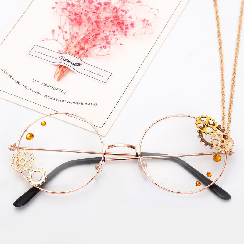 Title 3, Steampunk Eyeglass Frame Lolita Original Style