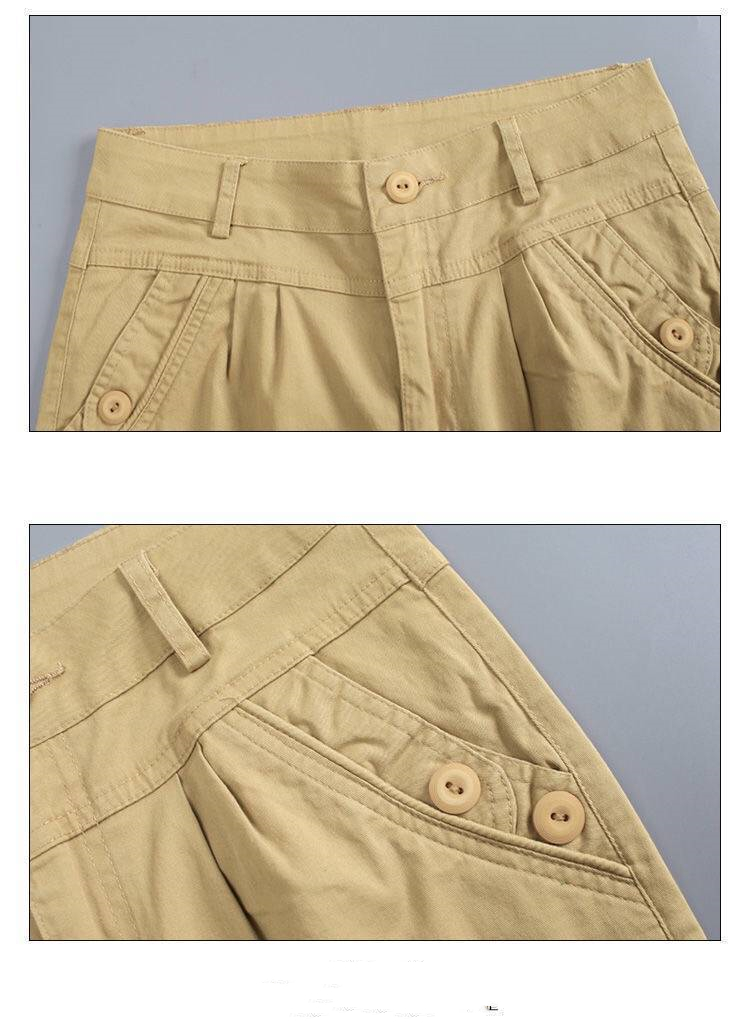 Casual Pants Elastic Feet Loose High Waist