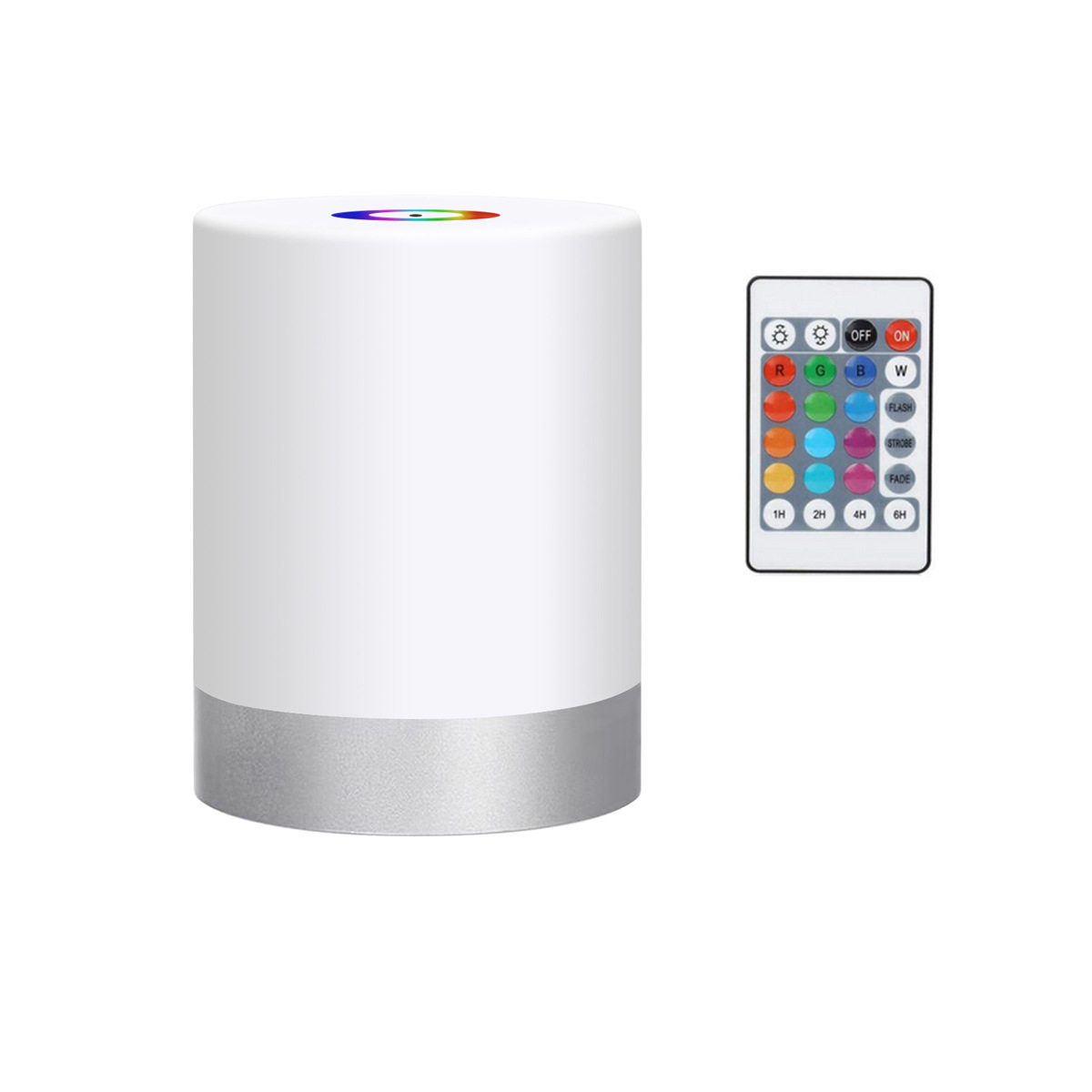 Simple And Creative LED Colorful Remote Control Night Light