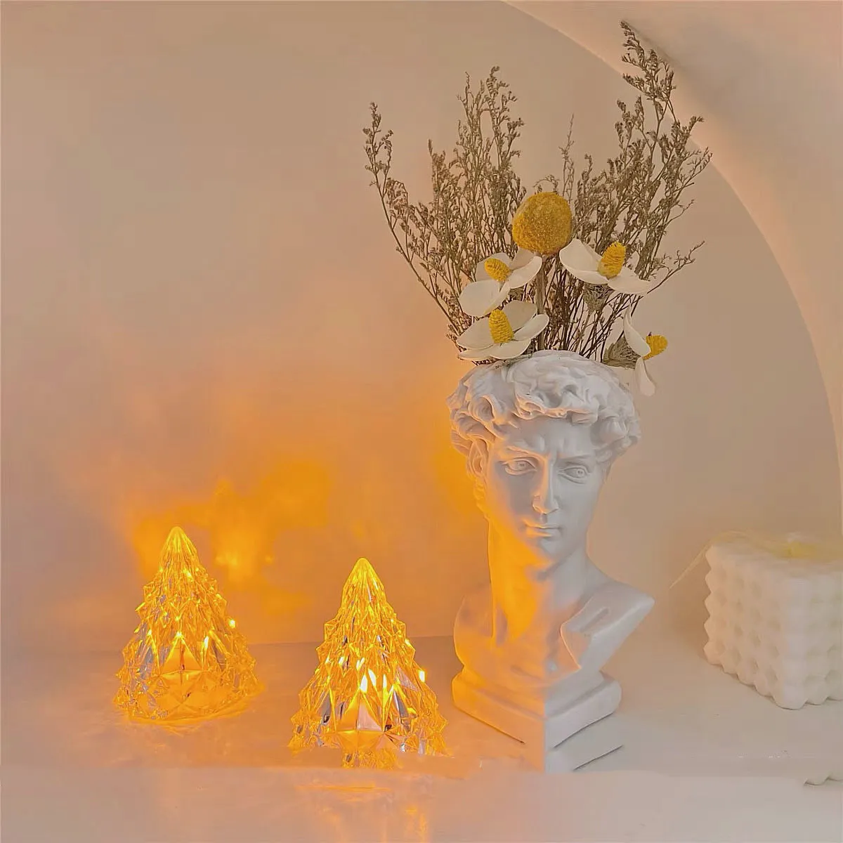 Ins Beautiful Iceberg Night Led Lights High-value Creative Led Christmas Ornaments Crystal Lamp – image 3