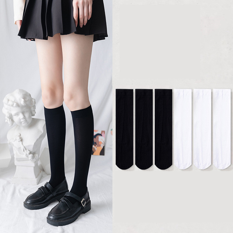 Calf socks3black 3white