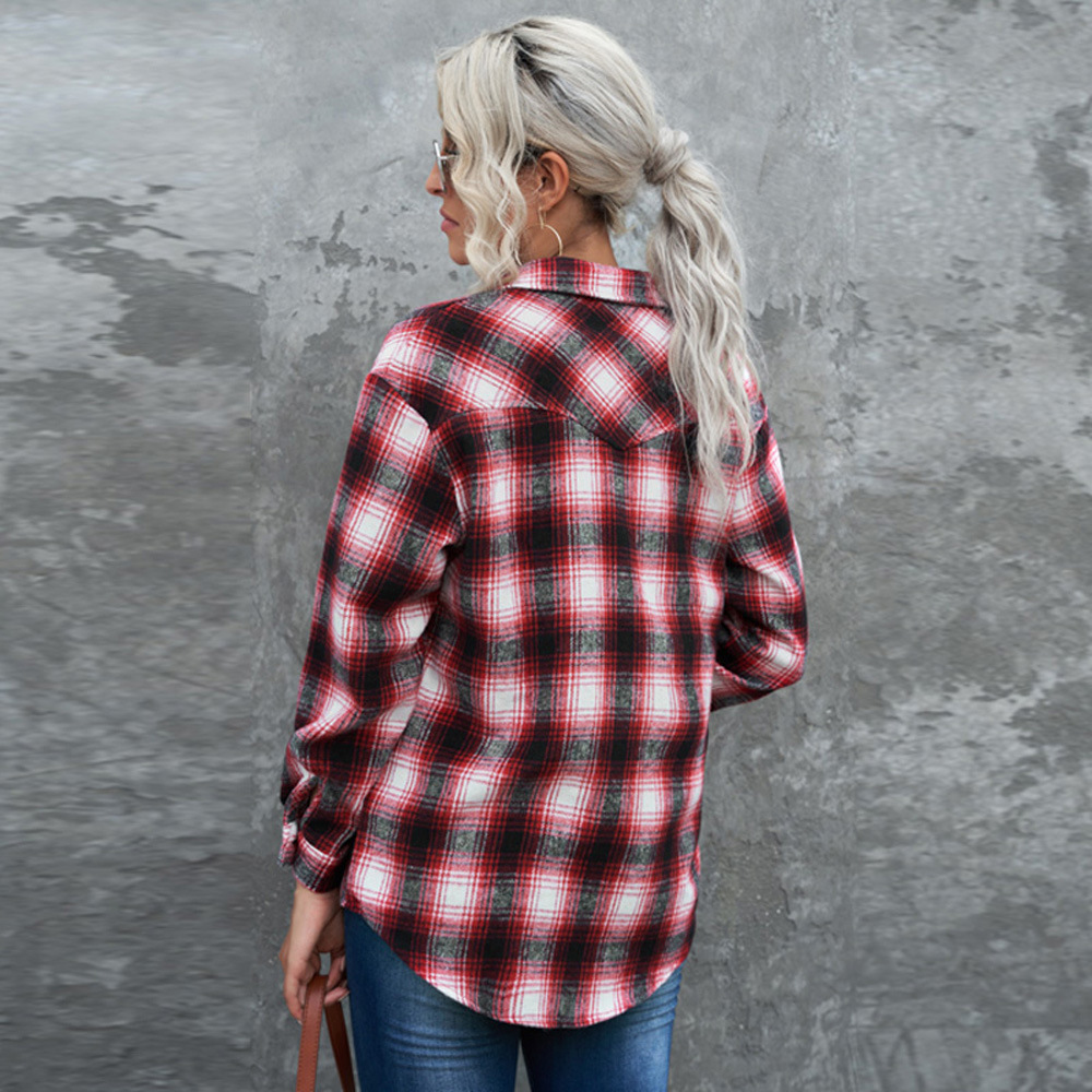 Mid Length Loose Collar Cardigan Shirt