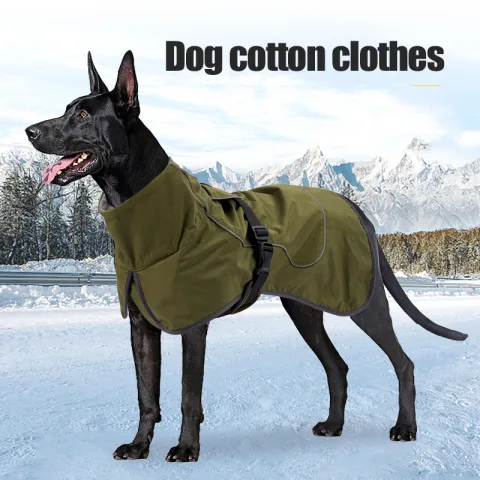 Medium and Large Dogs Handsome Winter Warm Clothing Snowproof