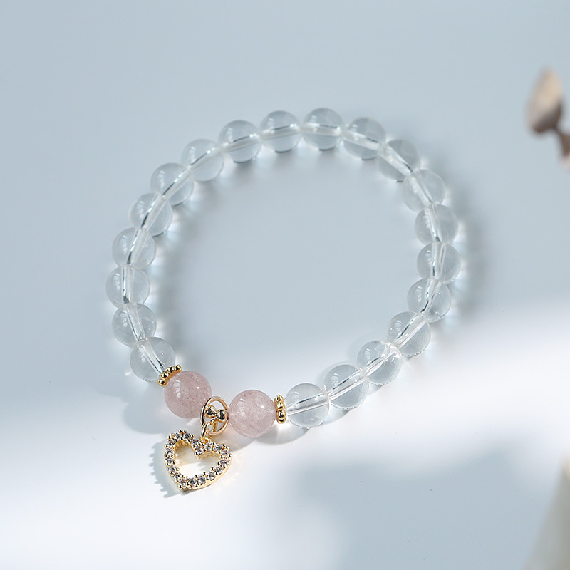 Title 2, Himalayan White Crystal Bracelet Female Amethys...