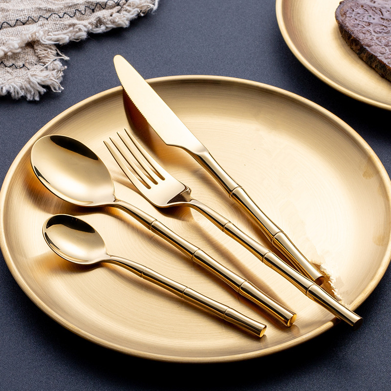 Title 2, Golden Western Steak Cutlery Set Spoon