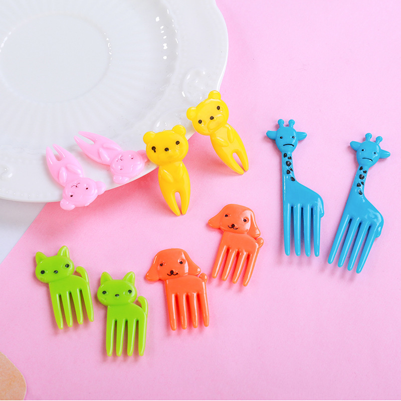 Title 13, Plastic Bento Decoration Sign Fruit Fork