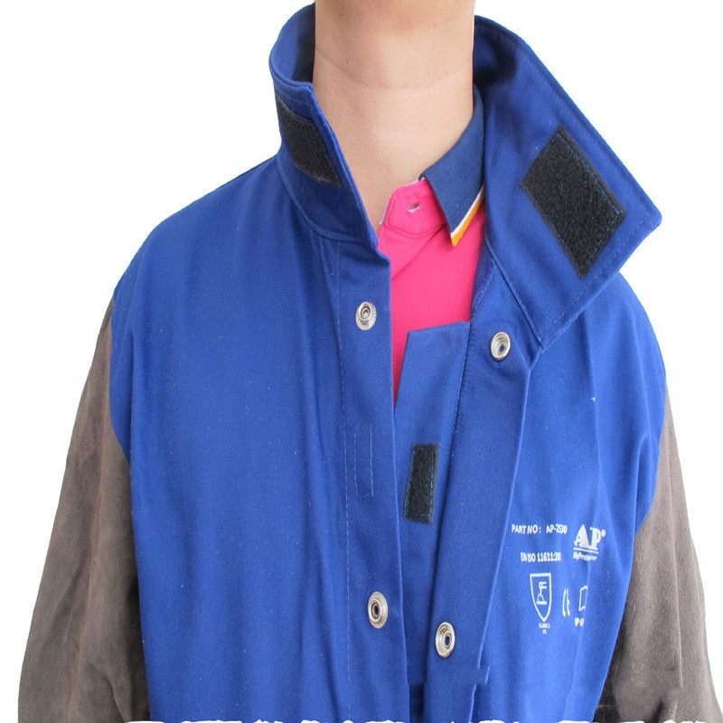 Niu Two Layer Leather Long Sleeve Welding Suit Summer Refreshing Operation