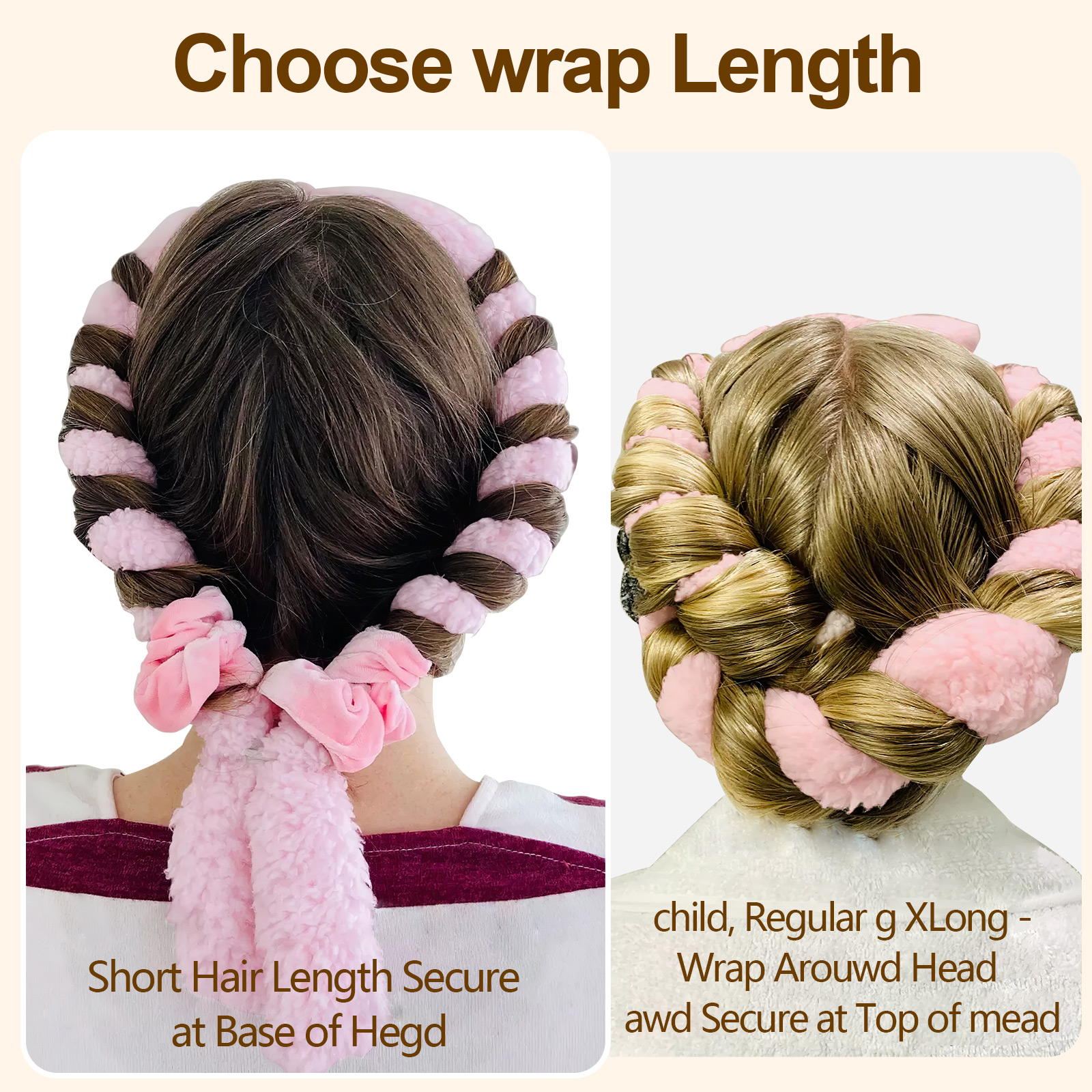 Satin Heatless Hair Curler, Lazy Natural Soft Wave DIY Heatless Curls For Sleep In Overnight, For All Hair Types 5