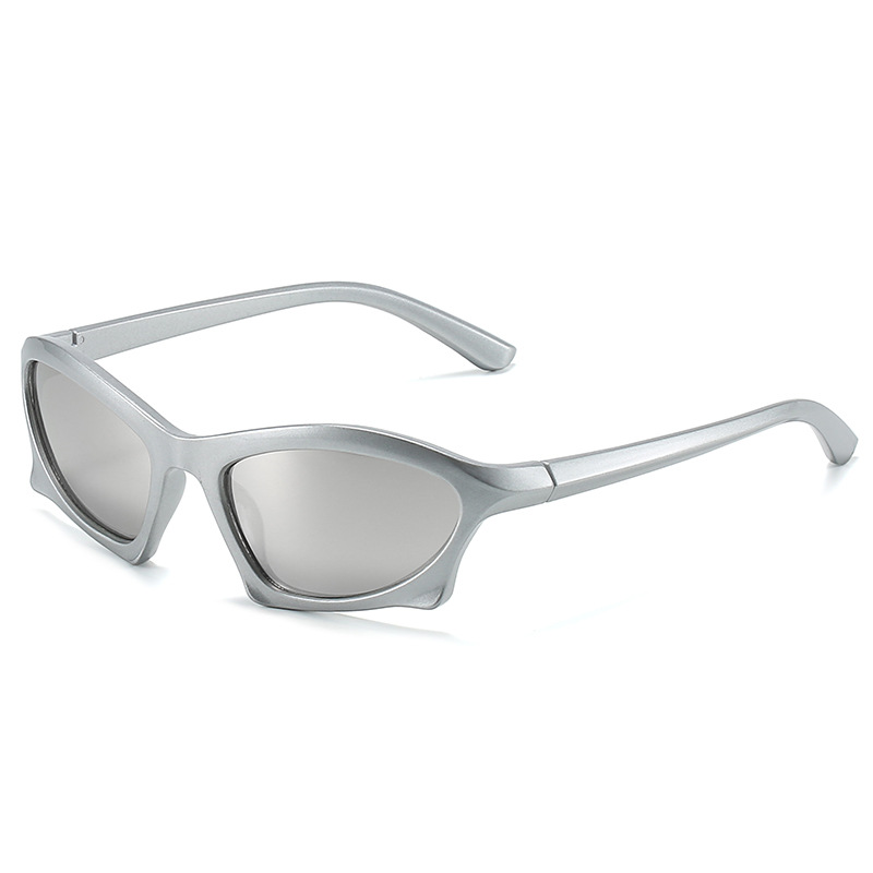 Trendy Street Shot Insta Style Poster Style Silver Frame White Mercury - Shop at LoveMi