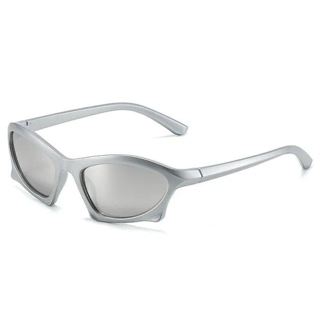 Trendy Street Shot Insta Style Poster Style Silver Frame White Mercury - Shop at LoveMi