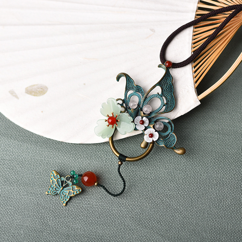 Simple Fashion Long Necklace Butterfly Pendant