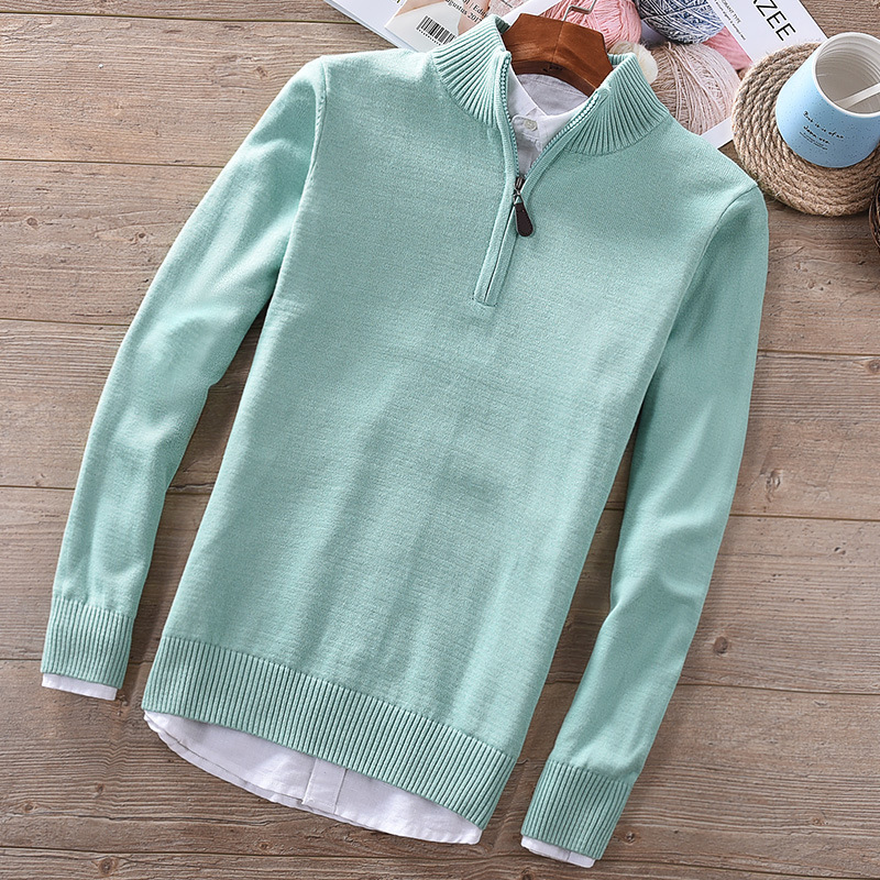 Title 5, Pullover Slim-Fit Base Shirt Plus Size Wool Kni...