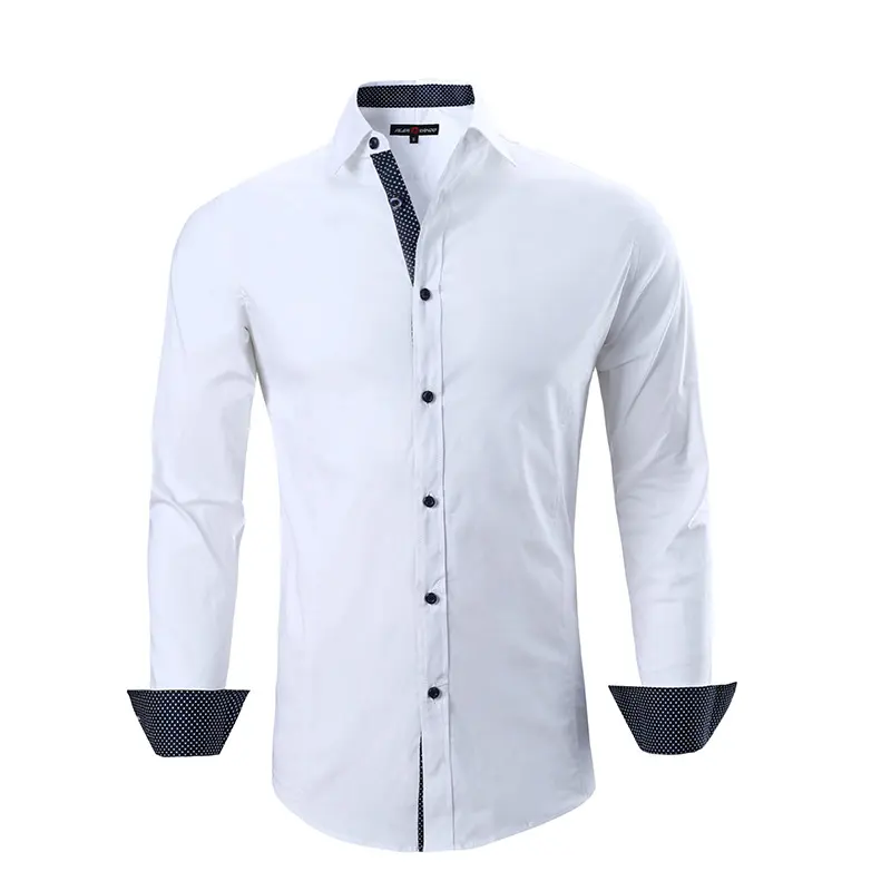 Men's Cotton Stretch Shirt Spring and Autumn Styles