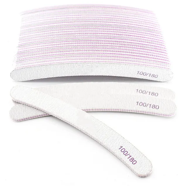 Nail File Gray Double Sided Polishing Strip True Nail Trimming Tool Bending - Shop at LoveMi
