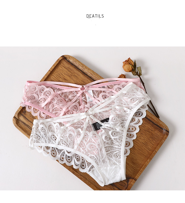 Title 5, Patterned lace-up low-waist panties