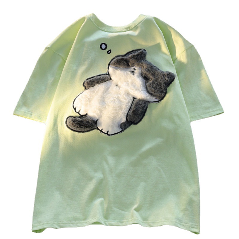 Fashion Simple Women's Short T-shirt