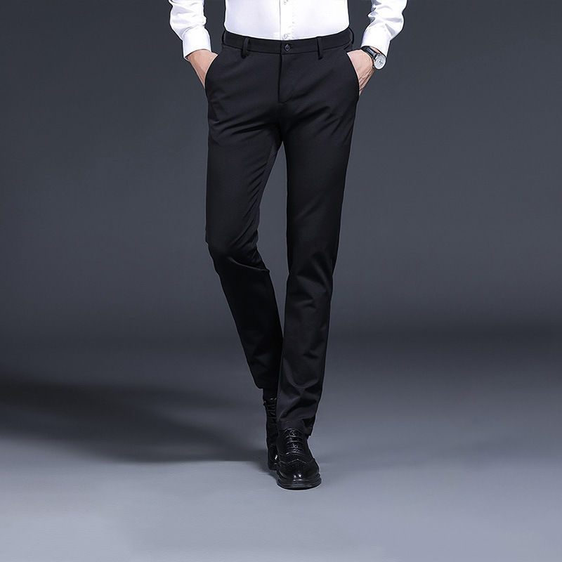 Title 1, Pantalon Droit Ample Extensible Pour Homme Conf...