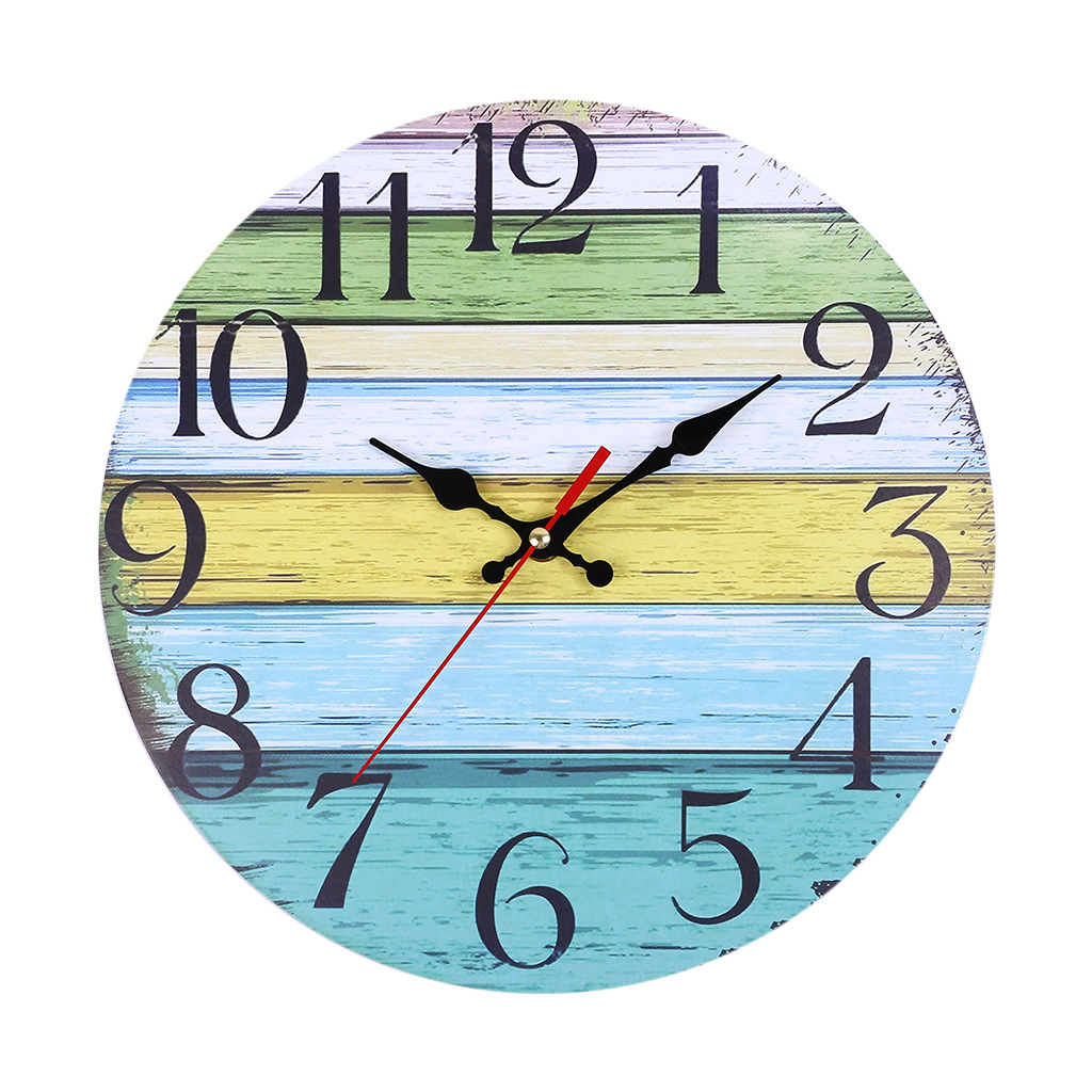 Round Wall Clock, Silent Movement, picture 2 of 4