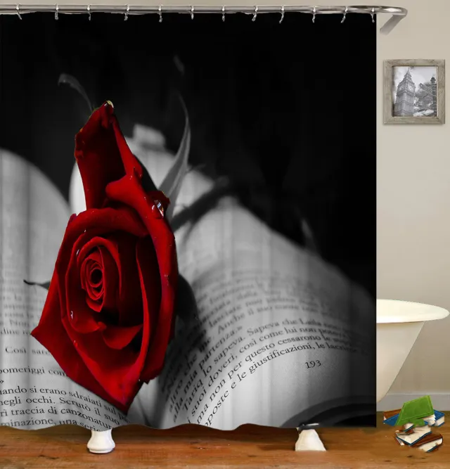 Rose Series Digital Printing Shower Curtain - Shop at LoveMi