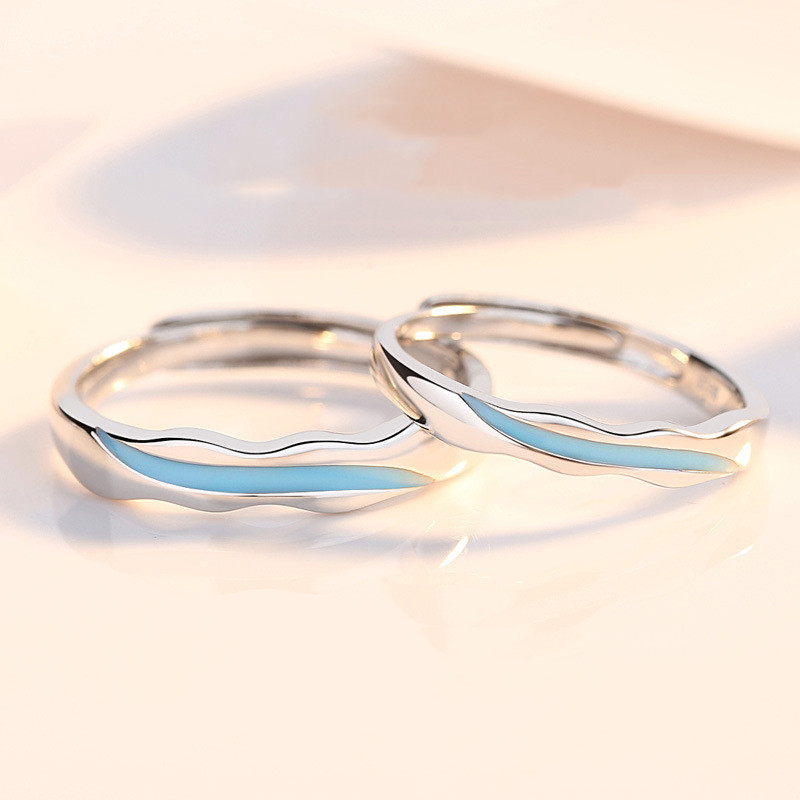 A Pair Of Ring Blue Glue For