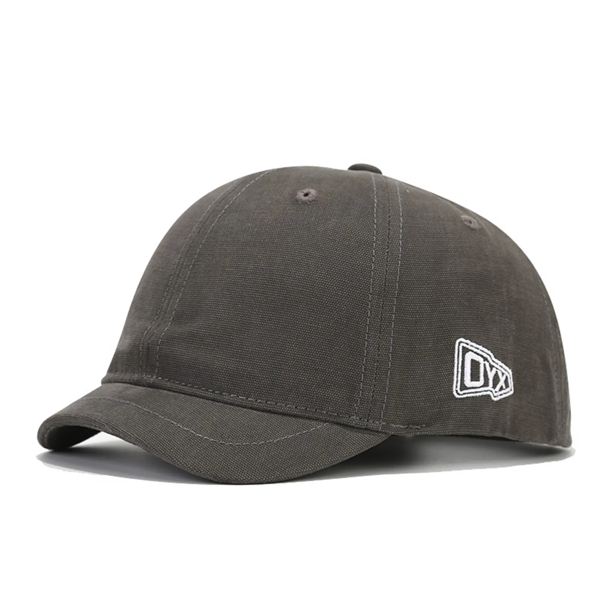 Men's Solid-color Embroidered Letter Short-brim Casual Sportswear Style Baseball Cap, Suitable For Outdoor Travel, Daily Commuting Outfits