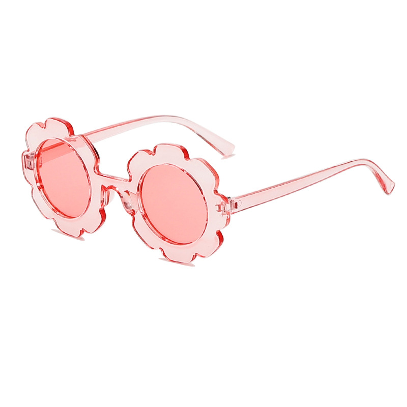 Children's Cute Sunflower Round Frame Sunglasses - Image 11