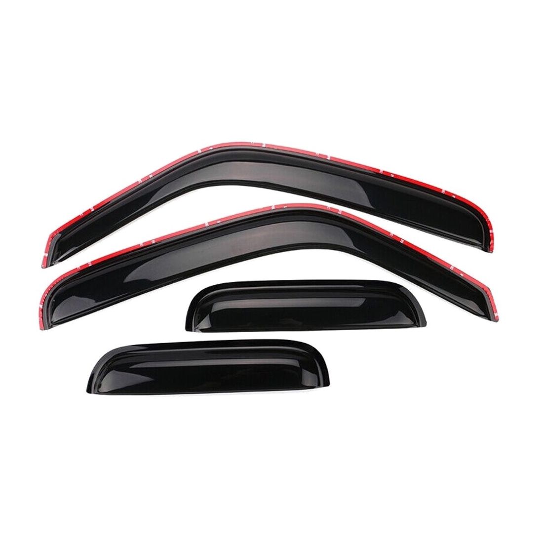 Fits 99-11 99-00 Mazda B2500 In Channel 4PCS Window Visors Sun Shade