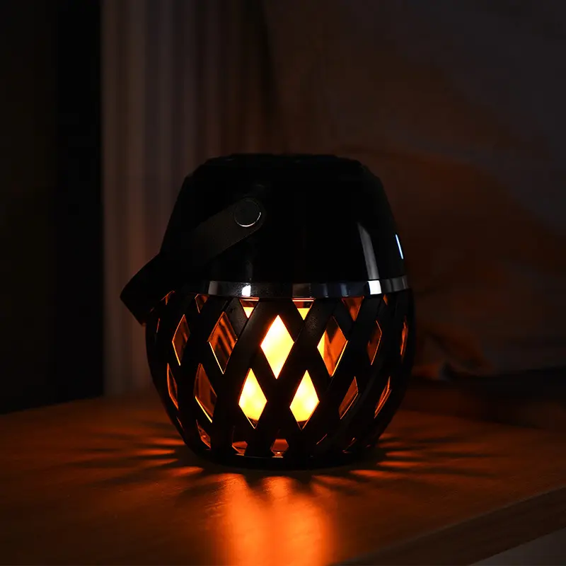 Flame Light Bluetooth Audio Speaker Waterproof Portable