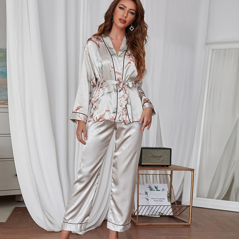 Title 5, Belted Long Sleeve Trousers Two Piece