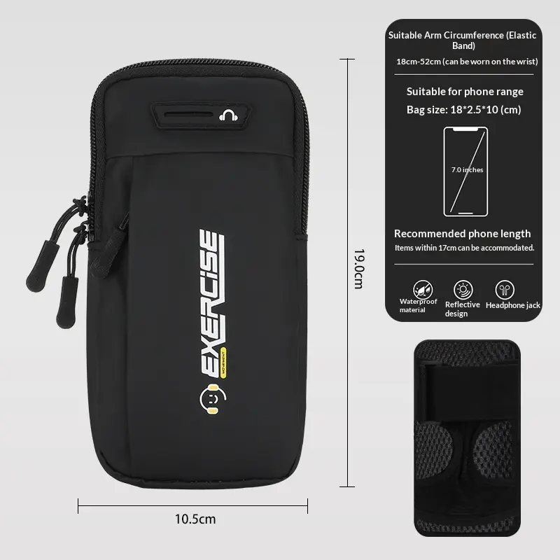 Running Phone Armband, Unisex Crossbody Bag, Sports