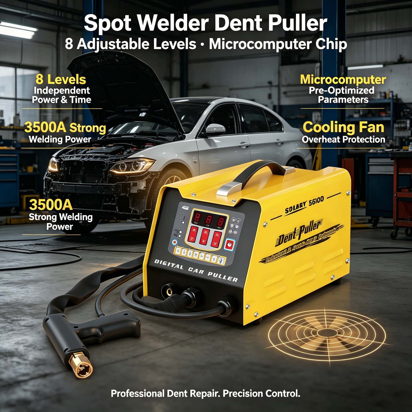 3500A 230V Dent Puller Spot Welder Auto Stud Welding Machine 8 Modes Available — image 8