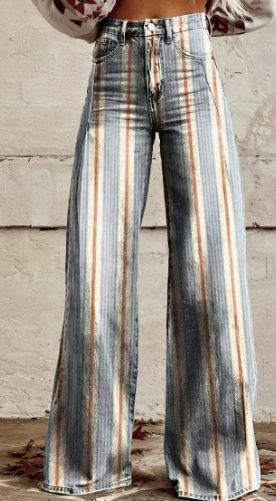 3D Digital Printed Women's Imitation Jeans