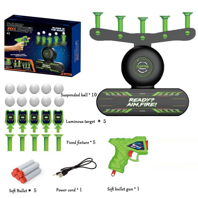 Green Floating Flyball Targets Game Electric Levitating Flyball Target Target Toy