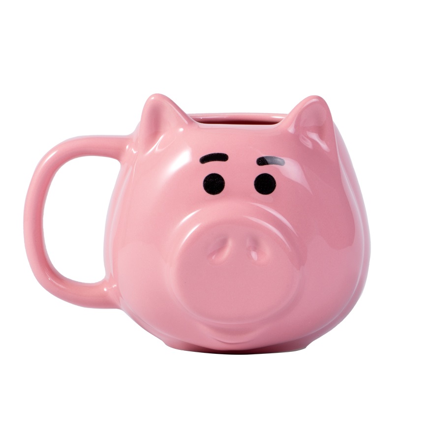 Creative Cute Pig Ceramic Mug With Spoon