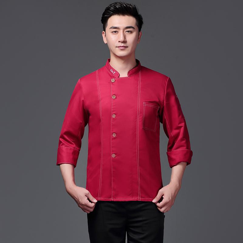 Western Restaurant Kitchen Chef's Overalls