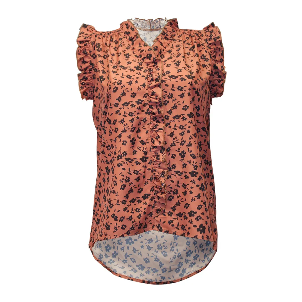 Summer New Leopard Print Sleeveless Women's T-Shirt - Leopard